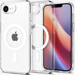 Spigen Ultra Hybrid MagFit Back Cover Transparente/Blanco Apple iPhone 16e/17e