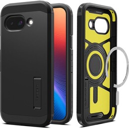 Coque arrière Spigen Tough Armor Magfit en TPU noir pour Google Pixel 9a
