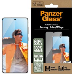 Pellicola protettiva in vetro temperato PanzerGlass Edge per Samsung Galaxy S25 Edge