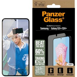 PanzerGlass All-in-One Displayschutzfolie aus gehärtetem Glas für Samsung Galaxy S25+
