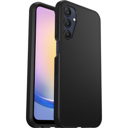 Capa traseira de plástico Otterbox React preta para Samsung Galaxy A25