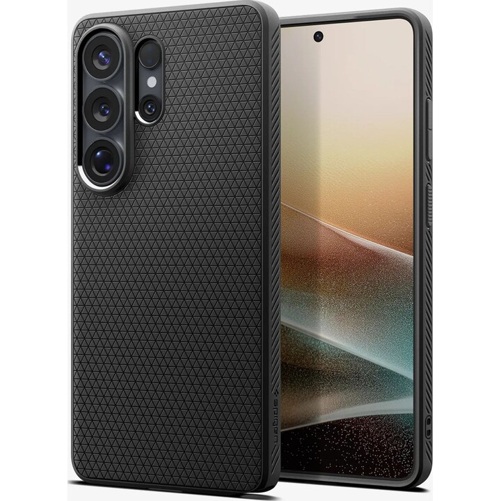 Coque arrière Spigen Liquid Air noire pour Samsung Galaxy S26+