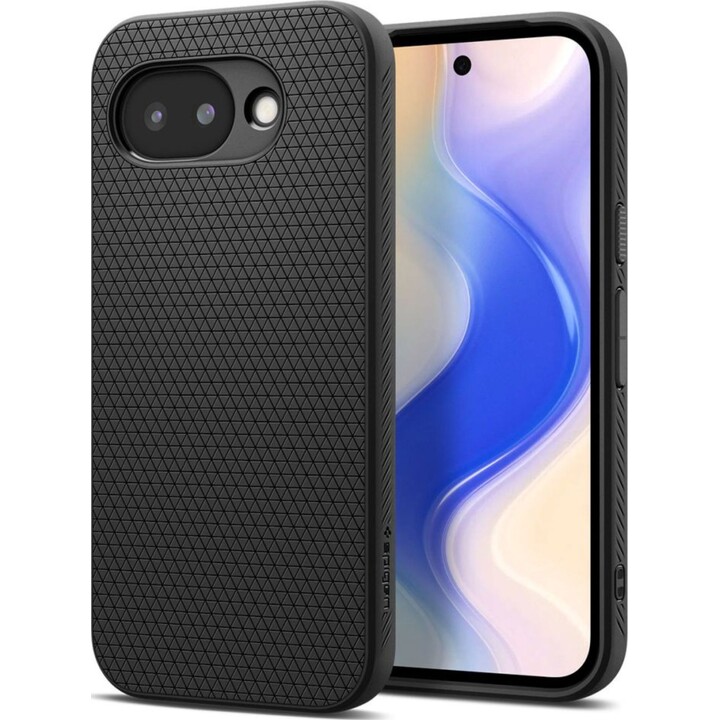 Coque arrière Spigen Liquid Air noire pour Google Pixel 10a