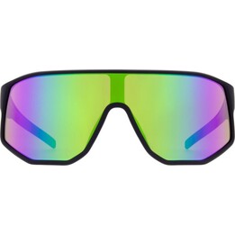 Red Bull Spect Dash Sunglasses Black Brown with Green Revo