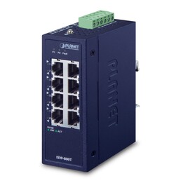 Switch PLANET ISW-800T não gerenciável L2 Fast Ethernet (10/100) Azul