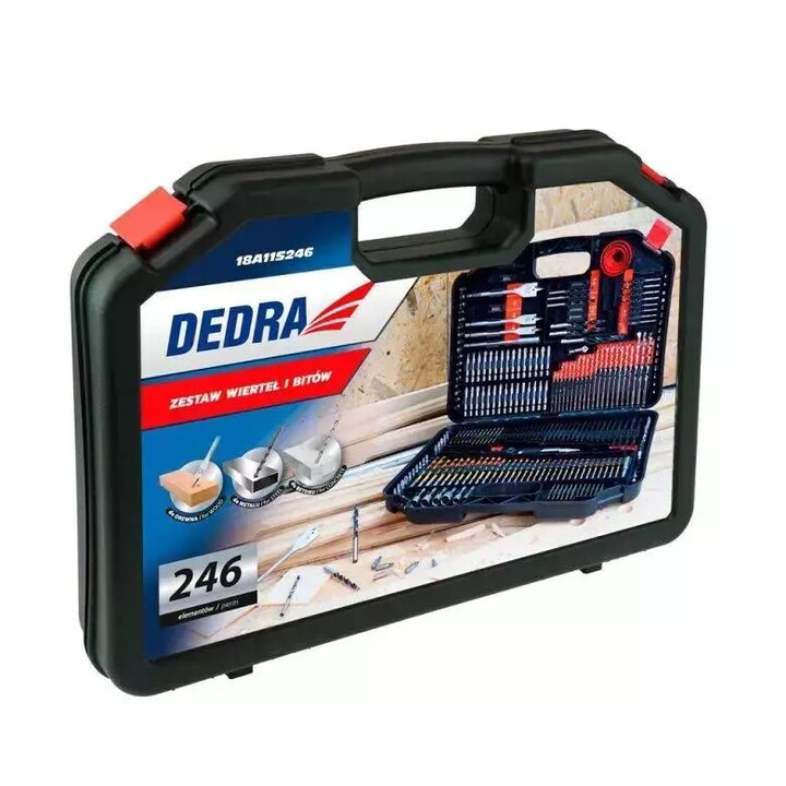 DEDRA 18A11S246 Bohrer 246 Stück(e)