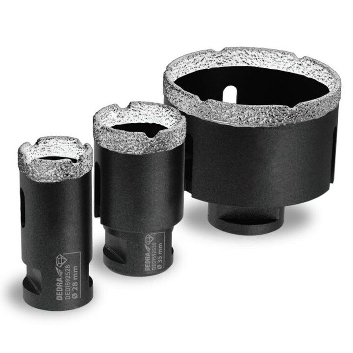 Satz Diamantbohrer Vakuum Löt 28,35,68mm 3 Stk.