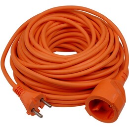 Stromkabelverlängerung 20 m/Orange PC-186XOD-O-20M Gembird