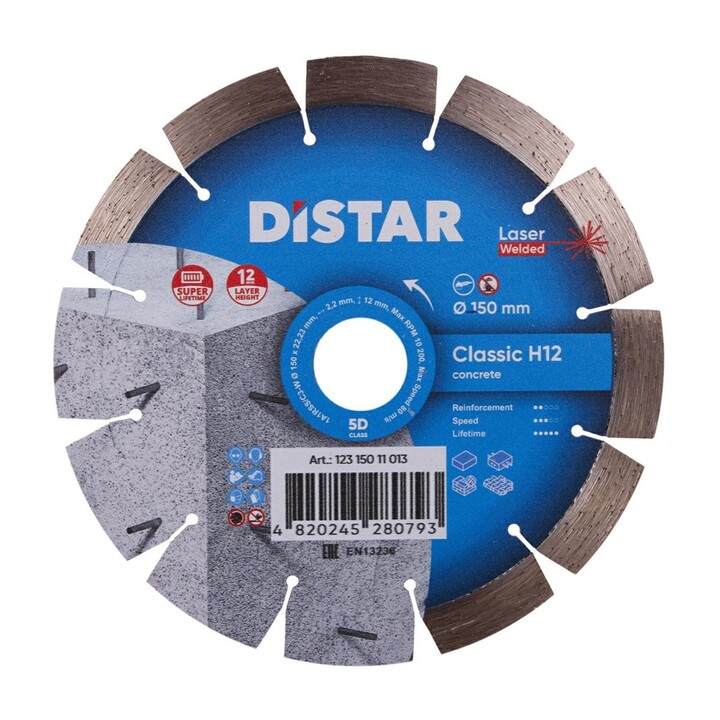DISTAR DIAMOND BLADE CLASSIC H12 150 x 2,2/1,3 x 22,23 mm