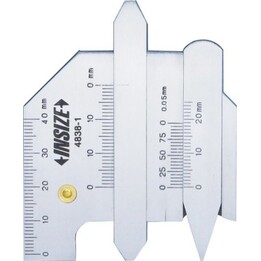 Medidor de soldadura Insize SPA-40 para MS1 MS2 Inspección de soldaduras 0-40mm Acero inoxidable