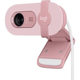 Logitech Brio 100 Webcam USB Full HD con copertura per la privacy Rosa