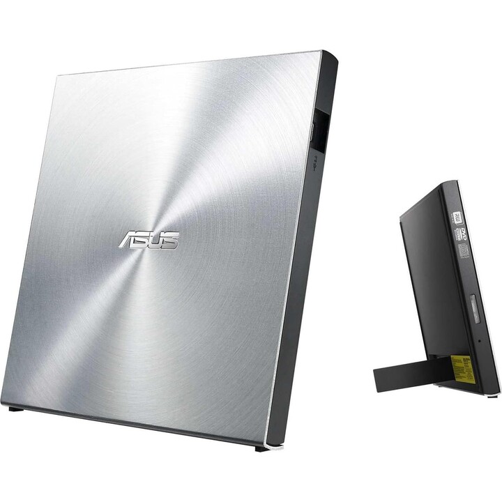 ASUS SDRW-08U5S-U Graveur de DVD externe mince Argent