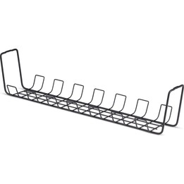 StarTech S1MB-DESK-CABLE-TRAY Tabuleiro de gestão de cabos de secretária de 24 polegadas em aço preto