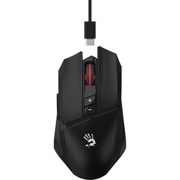 A4Tech Bloody R36 Ultra Ratón inalámbrico para juegos Piedra Negro 12000dpi