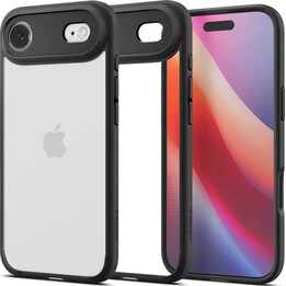 Capa traseira Spigen Ultra Hybrid TPU preta para Apple iPhone Air