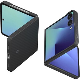 Spigen Air Skin Rückseite Schwarz Samsung Galaxy Z Flip 7