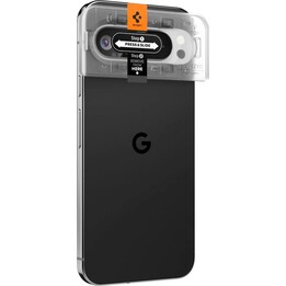 Protection d'appareil photo en verre trempé Spigen EZ Fit pour Google Pixel 9 Pro (lot de 2)