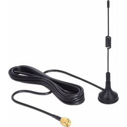 Delock LTE Antenne 6dBi Omnidirectionnelle SMA Base Magnétique Câble RG-58 3m Noir