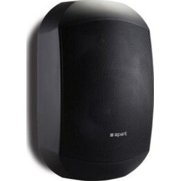 Biamp Systems MASK4C-BL 2-Way Designer Speakers with Wall Mount Click Bracket 4.25", Black