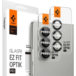 Protetor de câmera de vidro temperado Spigen EZ Fit para Samsung Galaxy Z Fold 7, pacote com 2 unidades