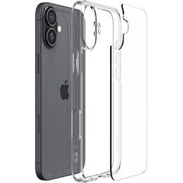 Cover posteriore Spigen Ultra Hybrid in TPU trasparente per Apple iPhone 16