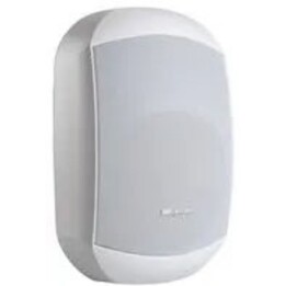 Biamp Systems MASK4C-BL Colunas de design de 2 vias com suporte de clique para montagem na parede 4,25", branco
