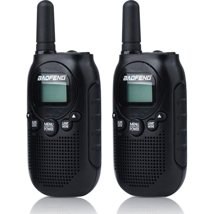 Rádio comunicador Baofeng BF-T6 Panda Preto...