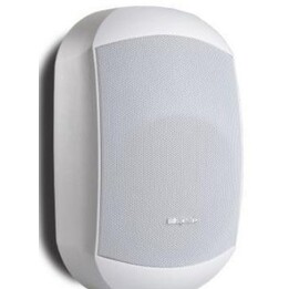 Biamp Systems MASK4C-BL Colunas de design de 2 vias com suporte de clique para montagem na parede 4,25", branco