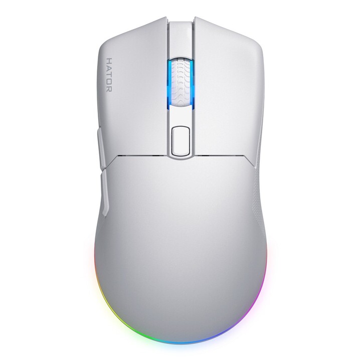Mouse da gioco wireless HATOR Pulsar 3, ambidestro, RF wireless + Bluetooth + USB Type-C, ottico, 12000 DPI