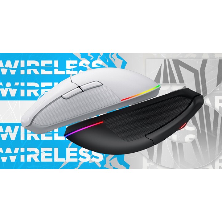 HATOR Pulsar 3 Wireless ratón Juego Ambidextro RF Wireless + Bluetooth + USB Type-C Óptico 12000 DPI