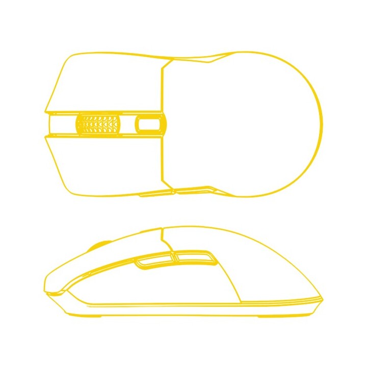HATOR Pulsar 3 Wireless ratón Juego Ambidextro RF Wireless + Bluetooth + USB Type-C Óptico 12000 DPI