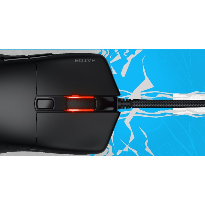 HTM631 HATOR Pulsar 3 Wireless Gaming Mouse Ambidextrous RF Wireless + Bluetooth + USB Type-C Optical 12000 DPI