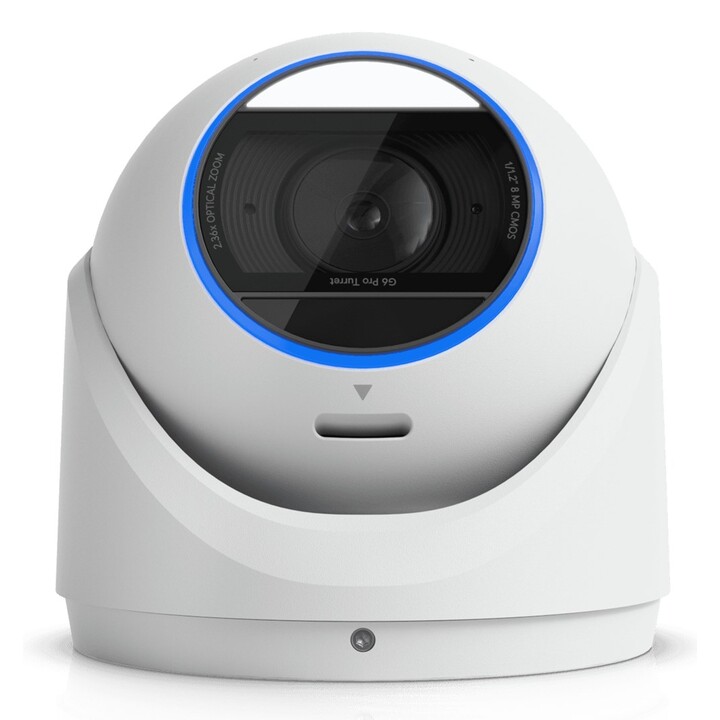 Telecamera di sicurezza IP Ubiquiti G6 Pro a torretta per uso interno ed esterno, 3840 x 2160 pixel, montaggio a soffitto/parete