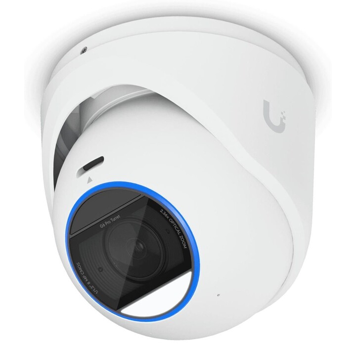 Telecamera di sicurezza IP Ubiquiti G6 Pro a torretta per uso interno ed esterno, 3840 x 2160 pixel, montaggio a soffitto/parete