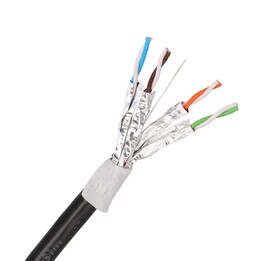 Extralink CAT6A FTP Cabo de Gel Exterior 305m F/UTP 23 AWG PE Preto