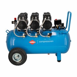 Airpress LMO 90-380 compresseur sans huile 90 L 3 HP 280 l/min silencieux bleu
