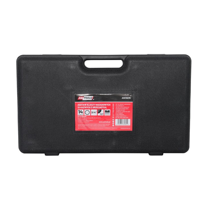 AWTOOLS 14-PIECE 3/4" DRIVE 12-POINT SOCKET SET