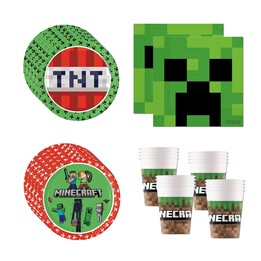 Decorazioni di compleanno Minecraft Procos per bambini