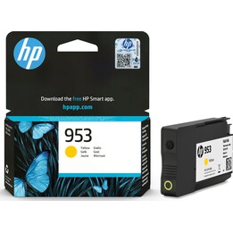 Cartouche d'encre jaune HP 953 à capacité standard F6U14AE pour OfficeJet Pro