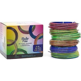 3Doodler FLOW-TRIFILLS Kit de recharge de filament PLA 260g 7 Couleurs pour Stylo 3D Flow