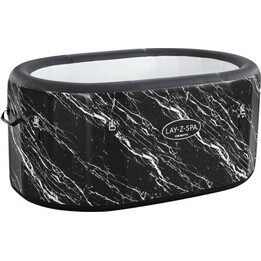 Bestway Lay-Z-Spa Glacial Dip 152x92cm Baignoire à glace gonflable avec pompe à filtre Noir