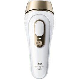 Braun Silk-expert Pro 5 PL5221 Sistema de depilación IPL Oro Blanco