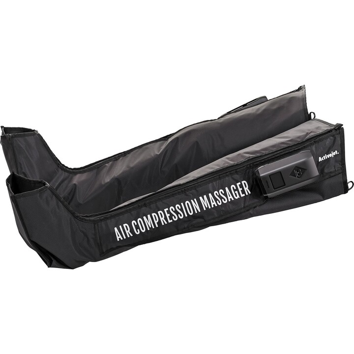 Activejet ACM-PLUS-A1 M Air Compression Leg Massager with 15 Pressure Levels Black