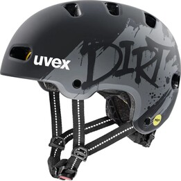 Casque vélo enfant UVEX Kid 4 Style MIPS, dirt black matt