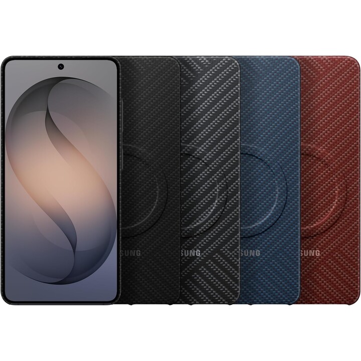 Samsung Carbon Back Cover Red Magnetic Samsung Galaxy S26