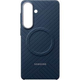 Coque arrière magnétique en carbone bleu pour Samsung Galaxy S26+