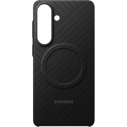 Coque arrière magnétique en carbone noir pour Samsung Galaxy S26+
