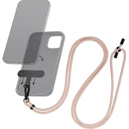 Mobilize Lanyard cordon universel pour téléphone réglable rose