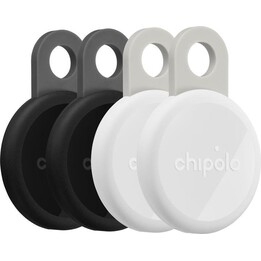 Pacote com 4 unidades de Chipolo LOOP preto/branco