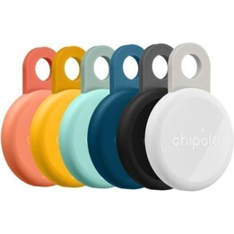 Chipolo LOOP Schwarz/Weiß/Orange/Blau/Gelb/Mint 6er-Pack